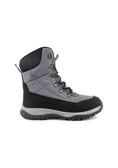 Kids Club Shoes Felix Ortopedik Kaymaz Taban Unisex Kar Botu Çocuk Bot Gri