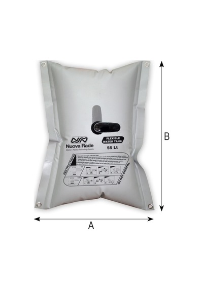 Nuova Rade Esnek Su Tanki 55 Lt 75x74 CM
