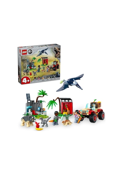LEGO® Jurassic World Yavru Dinozor Kurtarma Merkezi 76963-4+ Yaratıcı Oyuncak Yapım Seti - 139 Parça