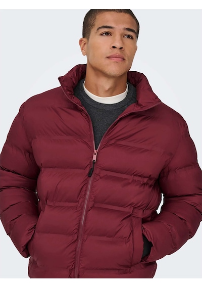 Only & Sons Union Seamless Life Erkek Bordo Mont 22034834-cab Bordo