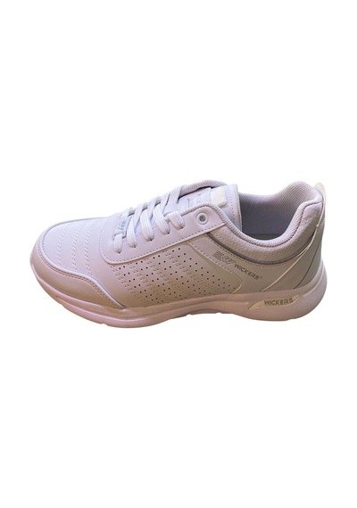 Wickers Spor Ayakkabı Kalın Hafif Düz Taban Bağcıklı Beyaz Beyaz - 915661495 Beyaz Beyaz