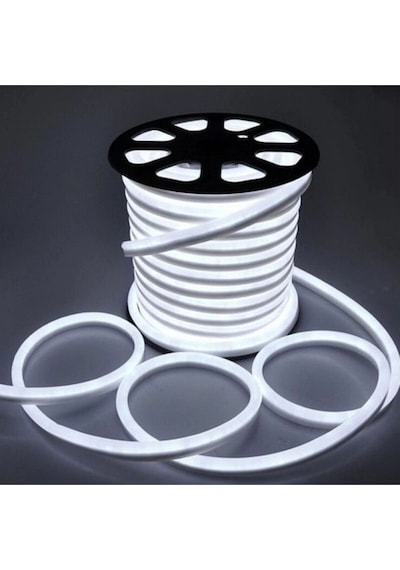 Neon 12 Volt Esnek Hortum Led Beyaz 5 Metre 5 Metre Beyaz