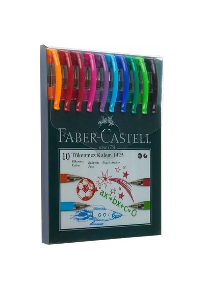 Faber 1425 0.7 MM Iğne Uçlu Tükenmez Kalem 10 Renk