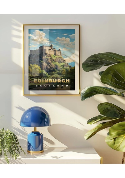 Çerçevesiz Poster Edinburgh Manzarası