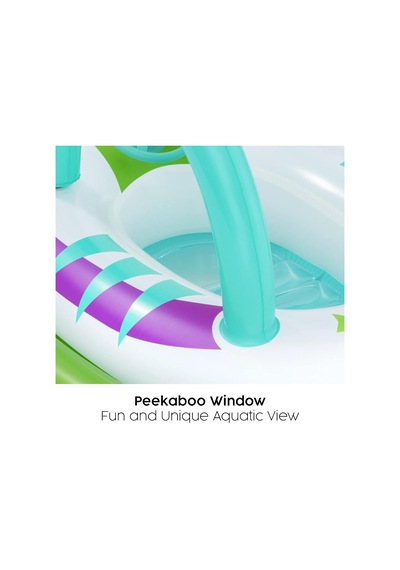 Bestway 1.07m X 1.12m Space Splash Bebek Teknesi Çok Renkli
