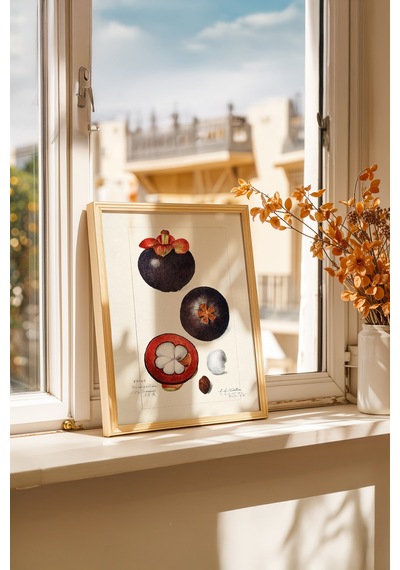 Lezzetli Anlar Temalı Ahşap Çerçeveli Poster Tablo 50 Ahşap 01