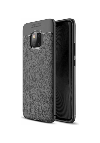 Huawei Mate 20 Pro Kılıf Zore Niss Silikon Kapak-Siyah