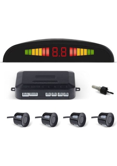 Park Sensörü 12v 19mm Ekranlı Siyah