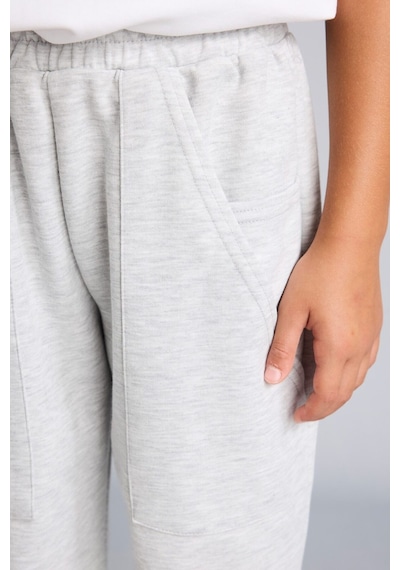 Defacto Beli Ve Paçası Lastikli Cepli Jogger Fit Eşofman Altı Kız Çocuk I3171a826augr421 Gri-gr421
