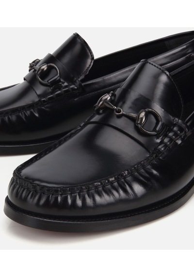 Hotiç Erkek Deri Siyah Toka Detaylı Klasik Loafer