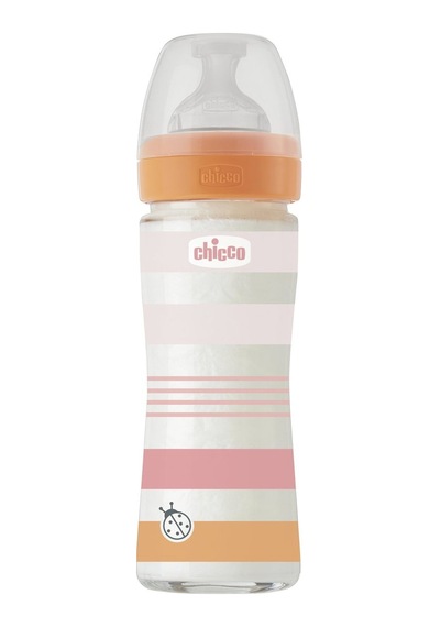 Chicco Bottle Wb Glass Orange Grl 240 Slow Sıl 00028721110000