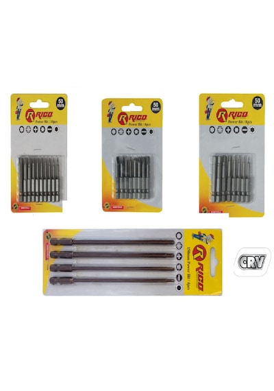 Rico 30 Parça Matkap Ucu Uzun Ve Kısa Torx Bits Uç Seti Takımı