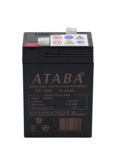 Ers Ataba At-640 6v 4ah Işıldak Aküsü