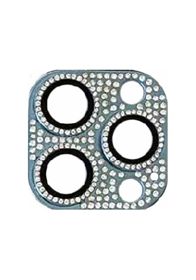 Apple Uyumlu  iPhone 11 Pro Max Full Taşlı Kamera Lens Koruyucu Çerçeveli