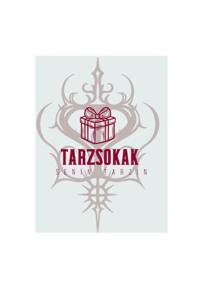 Tarzsokak Unisex Erkek/kadın Özel Renkli Özel Baskılı Oversize Kapüşonlu Sweatshirt Gri