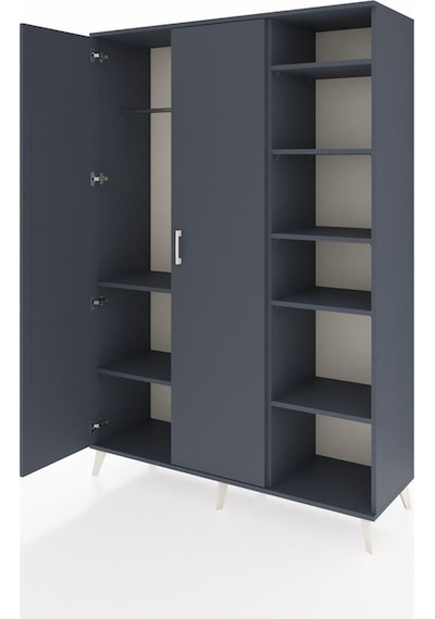 Hyperion Dolap 7 Raflı 2 Kapaklı Tek Askılı 132x44x195 Antrasit-antrasit/çam Antrasıt/atlas Çam Hyperion Dolap 7 Raflı 2 Kapaklı Tek Askılı 132x44x195 Antrasit-antrasit/çam Antrasıt/atlas Çam