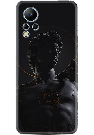 Infinix Note 12 Kılıf Silikon Desen Özel Seri Heykel 1641