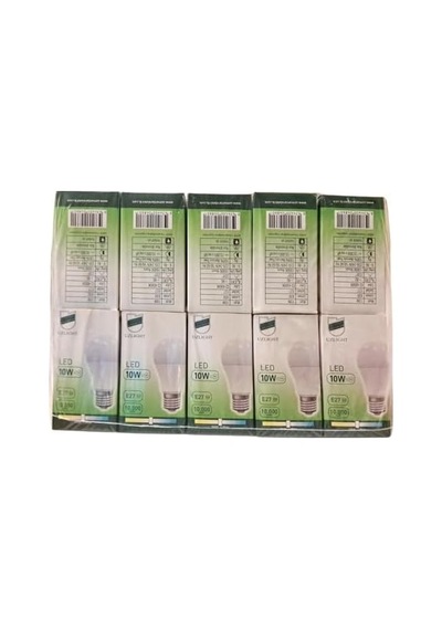 10&apos Lu Uzlight 10w A60 E27 4000k Gün Işığı Led Ampul