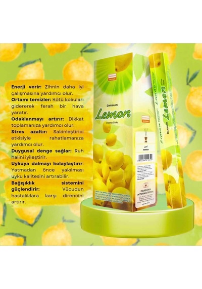Limon Tütsüsü 20 Çubuk
