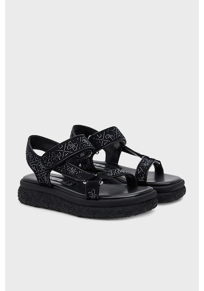Guess Bayan Sandalet Fljlod Fap03 Black Siyah Siyah