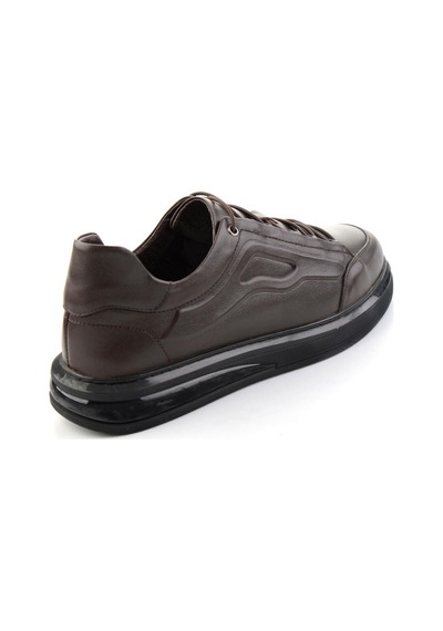 Bambi Kahve Napa Hakiki Deri Erkek Sneaker E01080065243