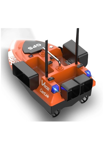 Sazan Yemleme Tekne Ve Botu Flytec V802 4 Kabin 3kg Yük 500 Sabit Hız Rc Kumandalı Truncu Renk Konumsuz