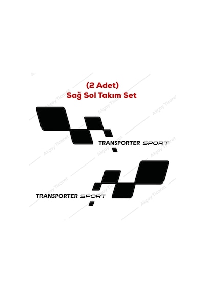 Transporter Sticker Volkswagen Kapı Altı Sticker Oto Sticker