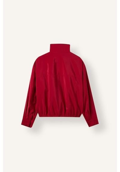 Defacto Dik Yaka Astarlı Beli Lastikli Bengalin Blazer Ceket J0013ax26aubr183 Bordo-br183