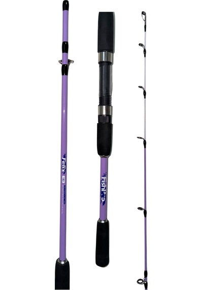 Fishpro Felix 150cm 50-150gr Purple Tekne Kamışı