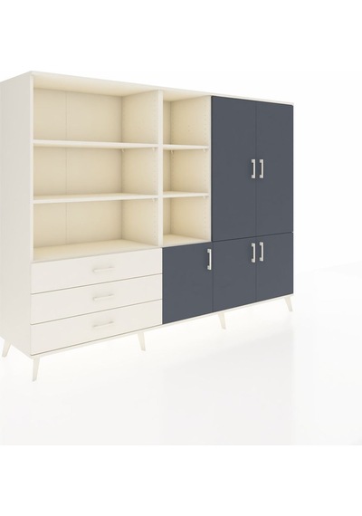 Hyperion Dolap 11 Raflı 3 Çekmeceli 5 Kapaklı 220x44x163 Aytaşı-a Aytaşı-antrasit/aytaşı Hyperion Dolap 11 Raflı 3 Çekmeceli 5 Kapaklı 220x44x163 Aytaşı-a Aytaşı-antrasit/aytaşı