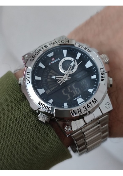 Naviforce Erkek Kol Saati Çift Kordonlu Dijital & Analog 2100