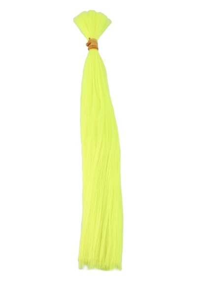 Neon Sarı Renkli Sentetik Boğum Saç - 1Kg