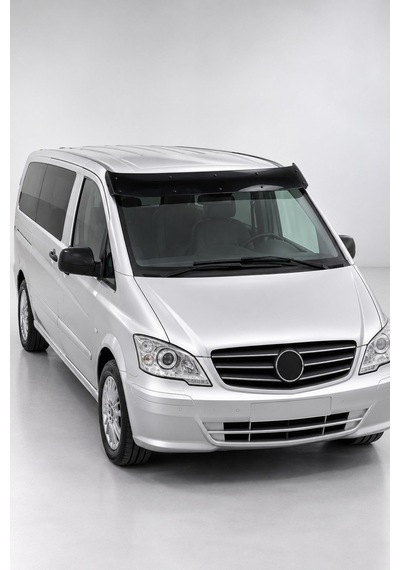 Mercedes-benz Viano 2011-2014 Uyumlu Ön Cam Dış Güneşlik Sunvisor Abs Siyah