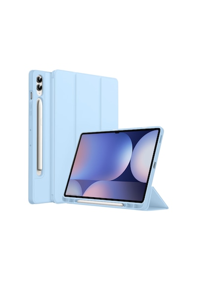 Samsung Galaxy  Uyumlu Tab  S10 Plus X820 12.4 İnç Kılıf  Premium Silikon Kalem Bölmeli Smart Case Kapaklı Kılıf