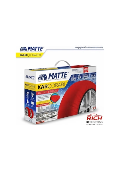 Matte Kar Çorabı - Active Series M Beden Universal