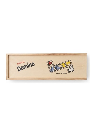 Ahşap Hayvan Domino Oyunu - 28 Parça Eğitici Domino Seti