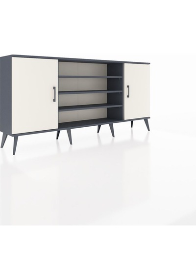 Arges Konsol 5 Raflı 2 Kapaklı 176x30x83 Antrasit-aytaşı/antrasit Aytaşı/antrasit Arges Konsol 5 Raflı 2 Kapaklı 176x30x83 Antrasit-aytaşı/antrasit Aytaşı/antrasit