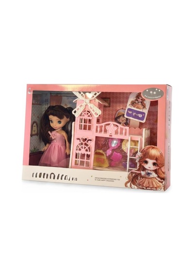 Dmn671-2e Kut.yatak Odalı 15cm.prç Bebekli Set Çok Renkli