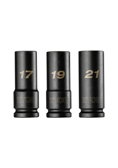 Ryobi Rhdıs3pc 1/2" 3 Parça Derin Lokma Seti 17-19-21 Mm - 5132006070