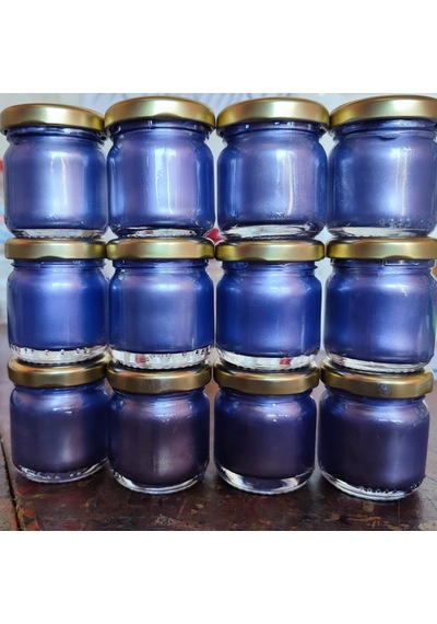 Su Bazlı Sıvı Varaklar 40ml - 704 Gökyüzü Çeliği Ahşap, Taş Tozu, Hobi, Dıy