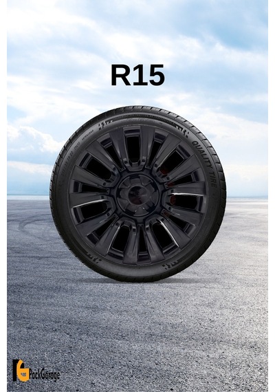 Volkswagen Up Club 15'' İnç Jant Kapağı 4 Adet Siyah S107