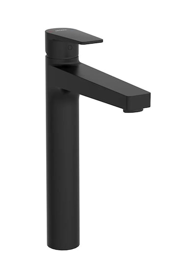 Artema Flow Square Lavabo Bataryası Çanak Mat Siyah A42936