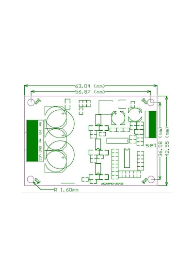 Dc 12v 36v 15a 500w Fırçasız Motor Sürücü Soğutucu Pwm Bldc Hız Kontrol Kartı İleri Geri Yön