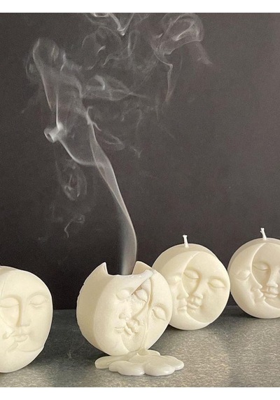 Bernami Mumluk Şamdanpinterest Ay Ve Güneş Doğal Mum Kokulu - 3 Adet Diğer