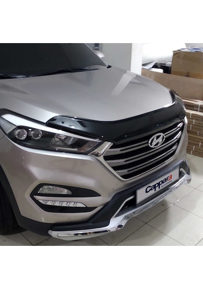 Cappafe Hyundai Tucson Ön Kaput Koruma Rüzgarlık 4Mm Abs 2016-