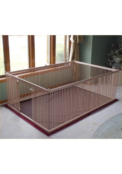 100 Cm X 150 Cm Yükseklik 53 Cm Sık Aralıklı Ahşap Köpek Çiti
