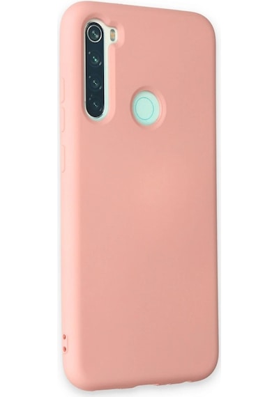 Xiaomi Redmi Note 8 Kılıf Nano İçi Kadife Silikon - Pudra Düz Renkli