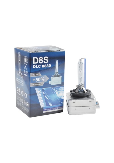 Delco D8s 8000k %50 Fazla Işık Buz Mavisi Oem Xenon Far Ampulü