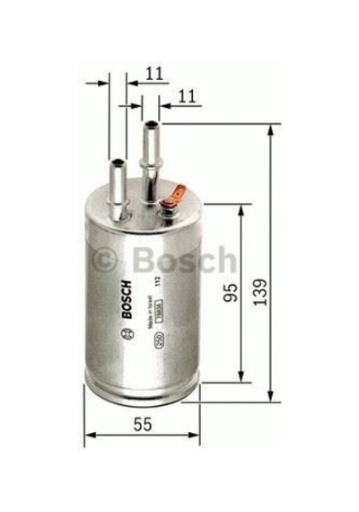 BOSCH F026403014 YAKIT FİLTRESİ S60 II T4 10- S80 II 10- V60 10-