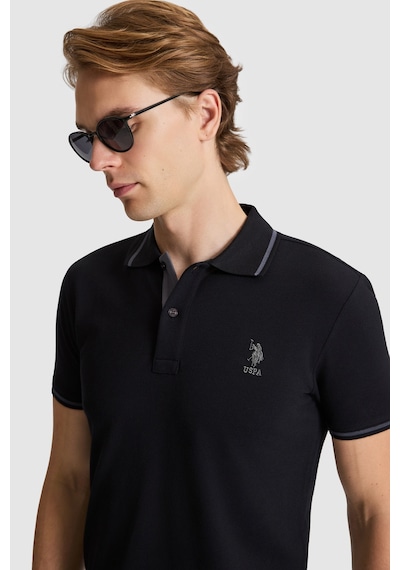 U.S. Polo Assn. U.s. Polo Assn. Erkek Siyah Tişört Basic 50326975-vr046